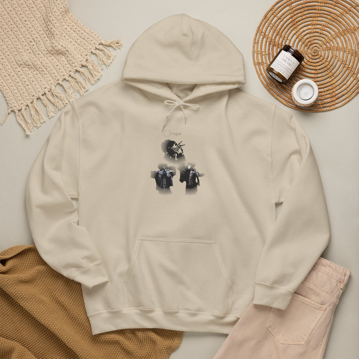 JHOPE Hoodie - Vintage Film Noir Photographer Graphic Hoodie