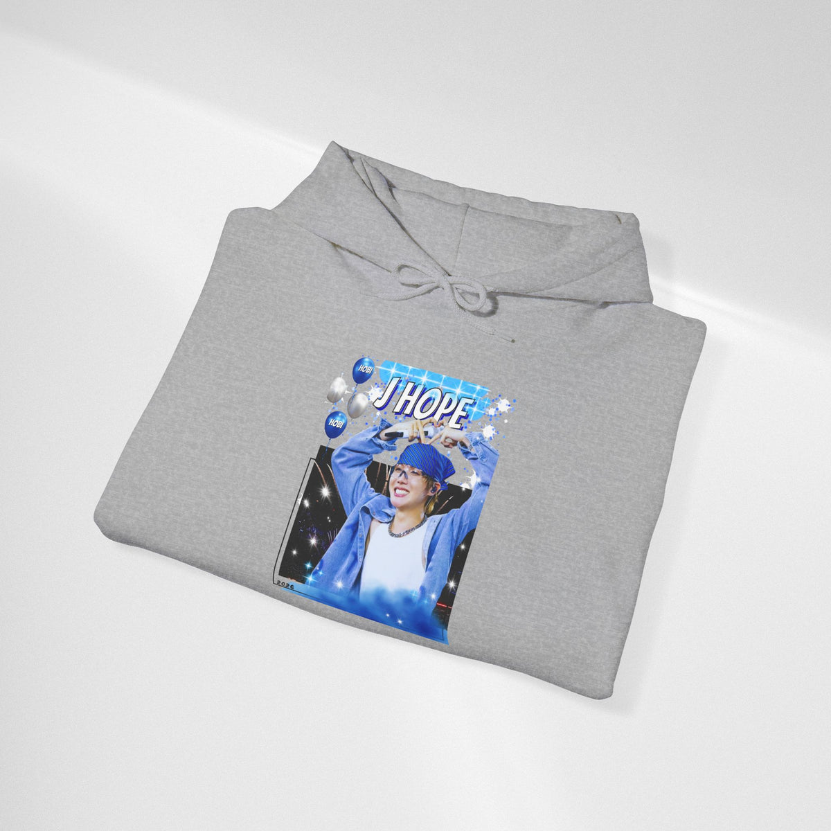 J-Hope 94 Blue Graphic Hoodie