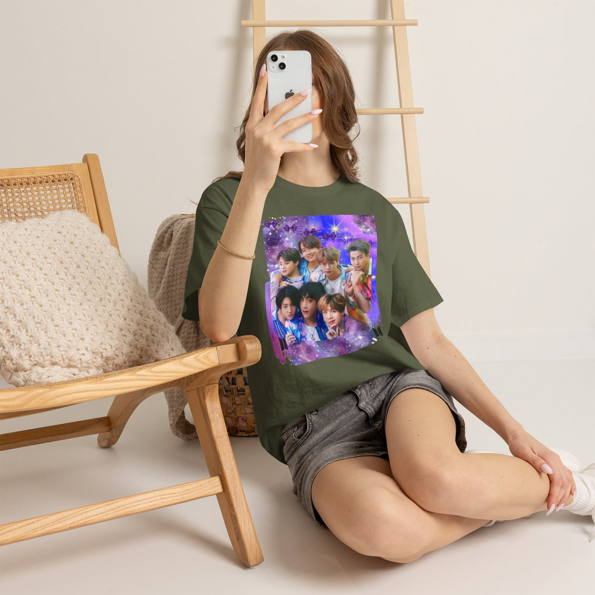 BTS Galaxy Photo Tee