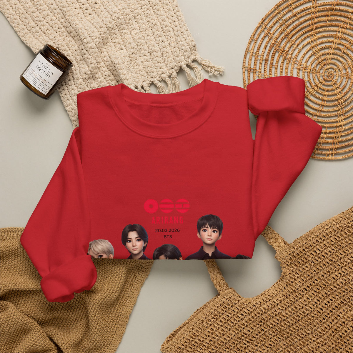 BTS GROUP Photo Crewneck Sweatshirt