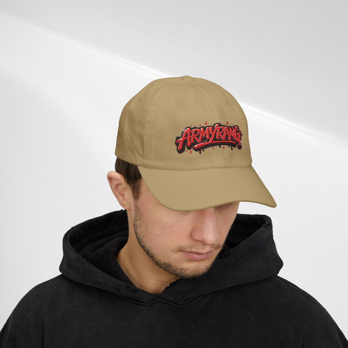 Armyrang Red Graffiti BTS Cap