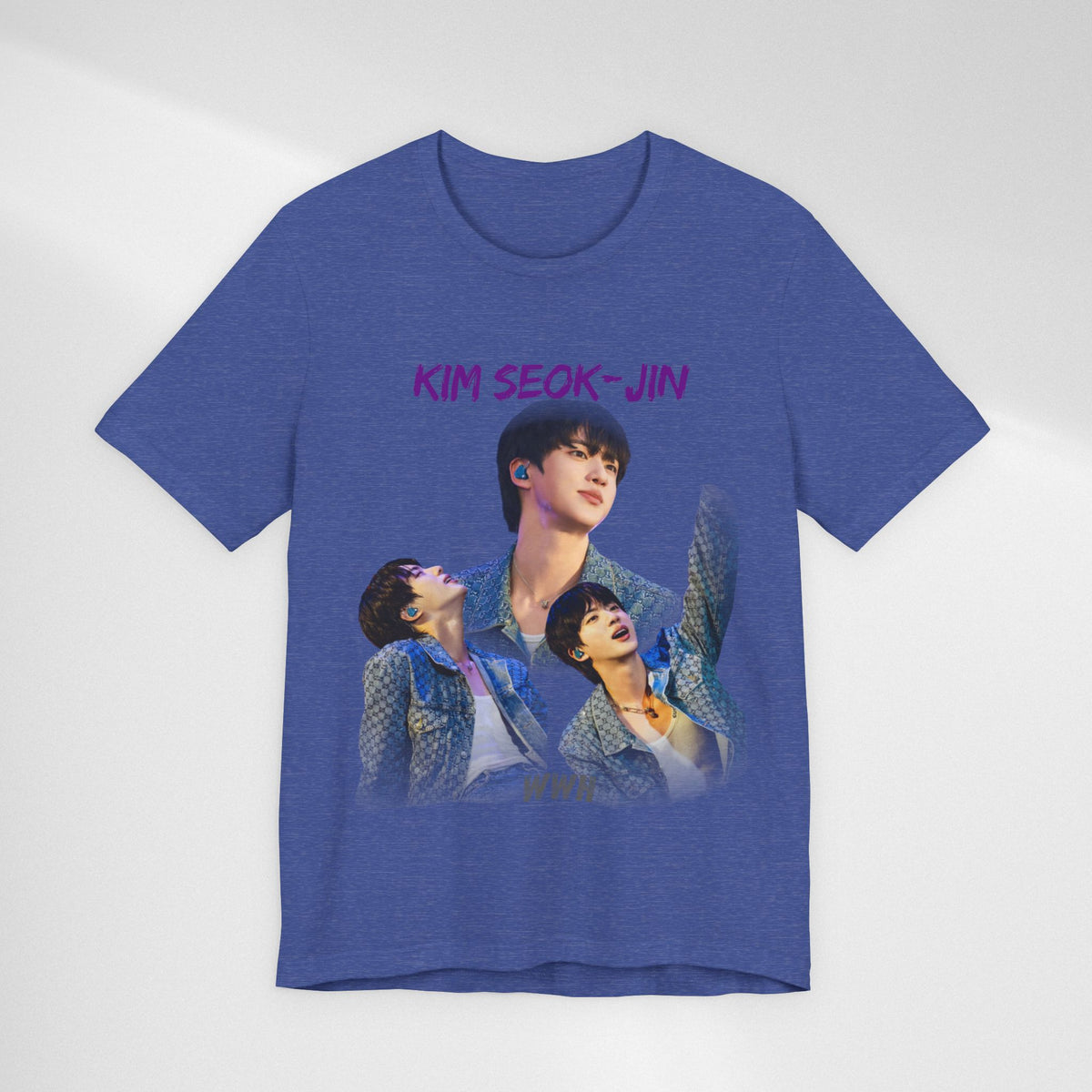 Jin (Kim Seok-jin) Fan Tee — K‑Pop BTS Portrait Graphic T‑Shirt