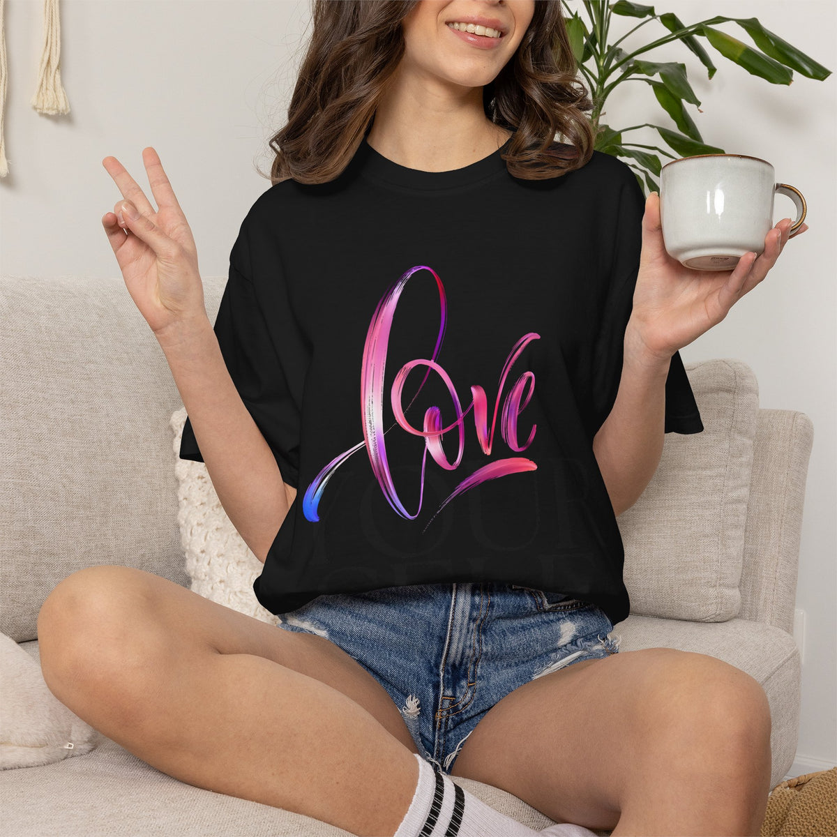 Love Yourself Tee – Inspirational Self-Love Graphic T-Shirt