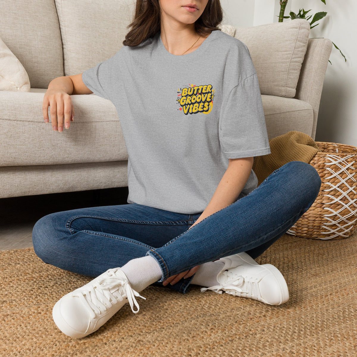 T-Shirt — "Butter Groove Vibes" Retro Graphic Tee