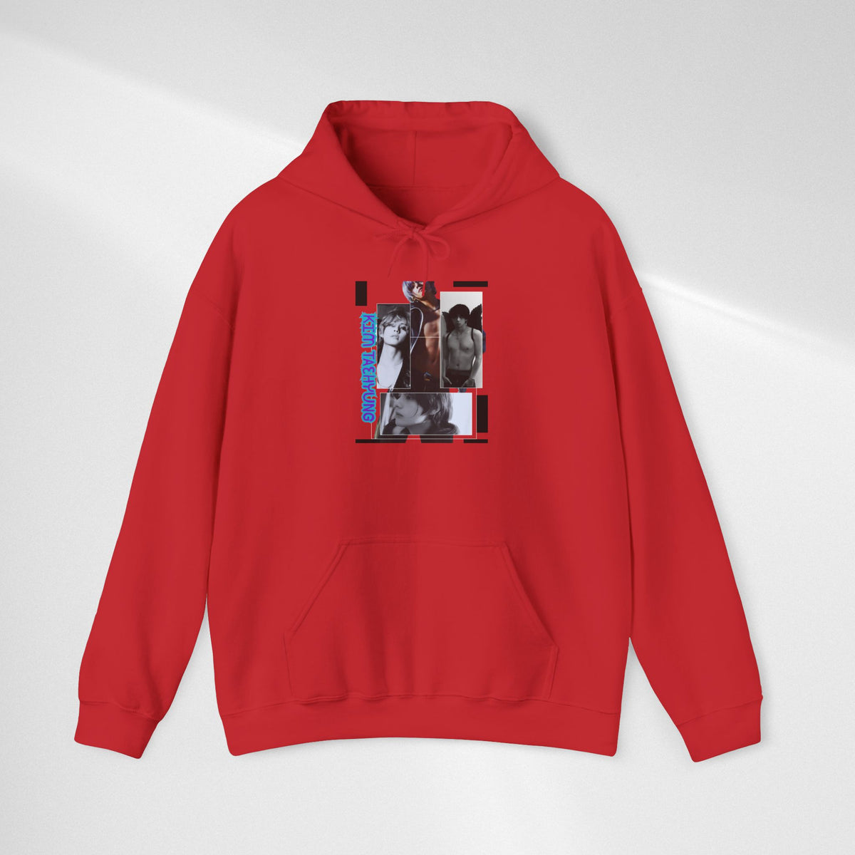 Graphic Hoodie — Photo Collage Streetwear "KIM TAEHYUNG"