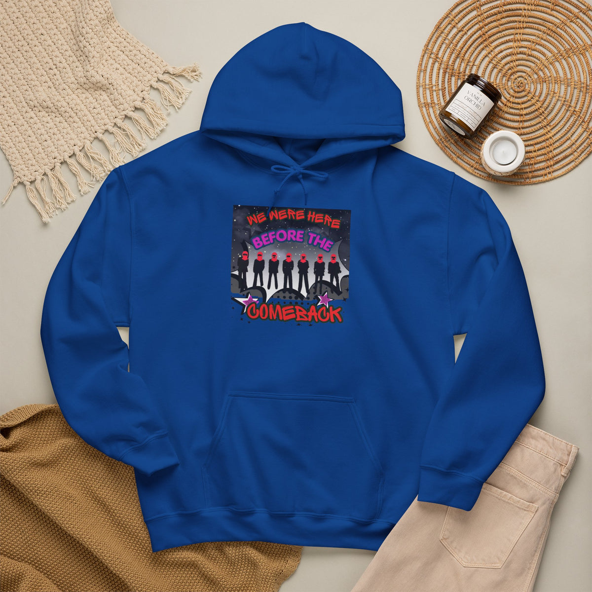 Hoodie — BTS  The Comeback" Retro Space Silhouette Hoodie