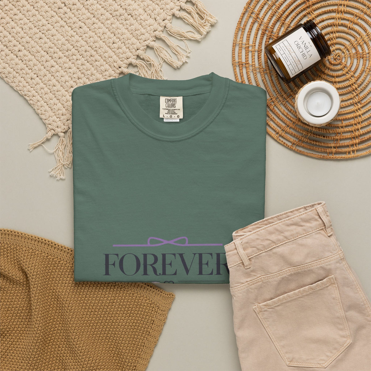 T-Shirt — "Forever Army" Graphic Tee (Military Pride Tribute)