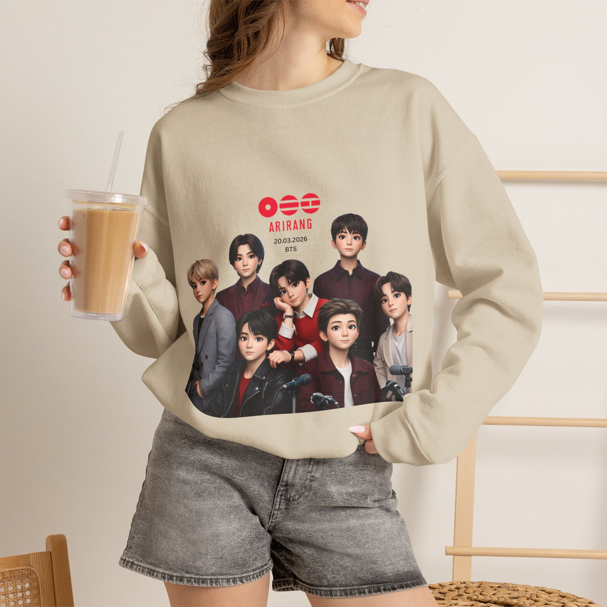 BTS GROUP Photo Crewneck Sweatshirt