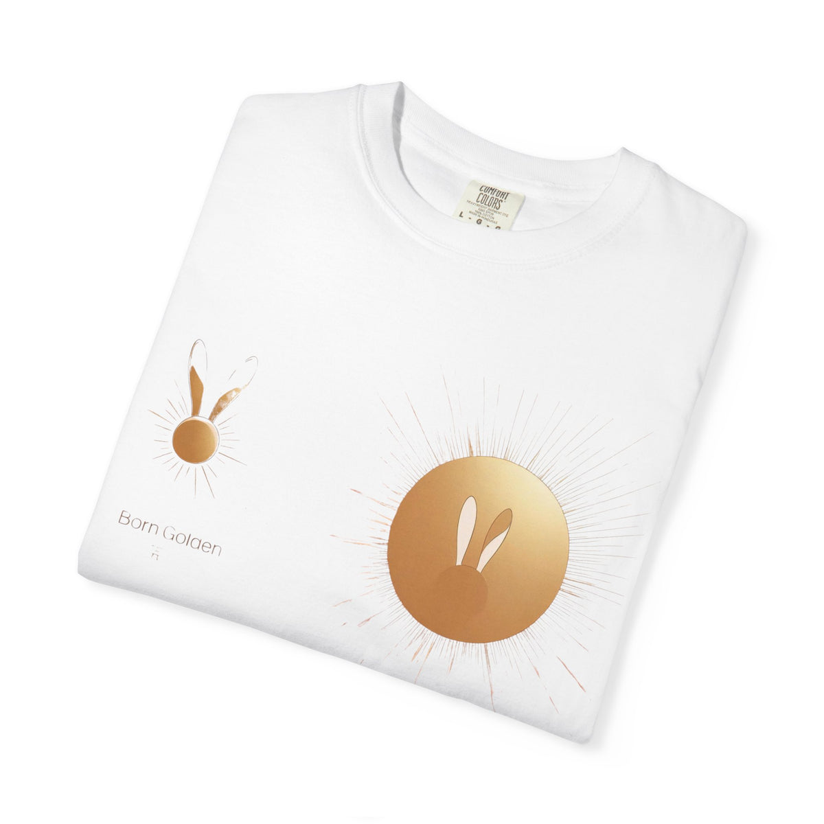 JK Gold Bunny Minimalist T-Shirt