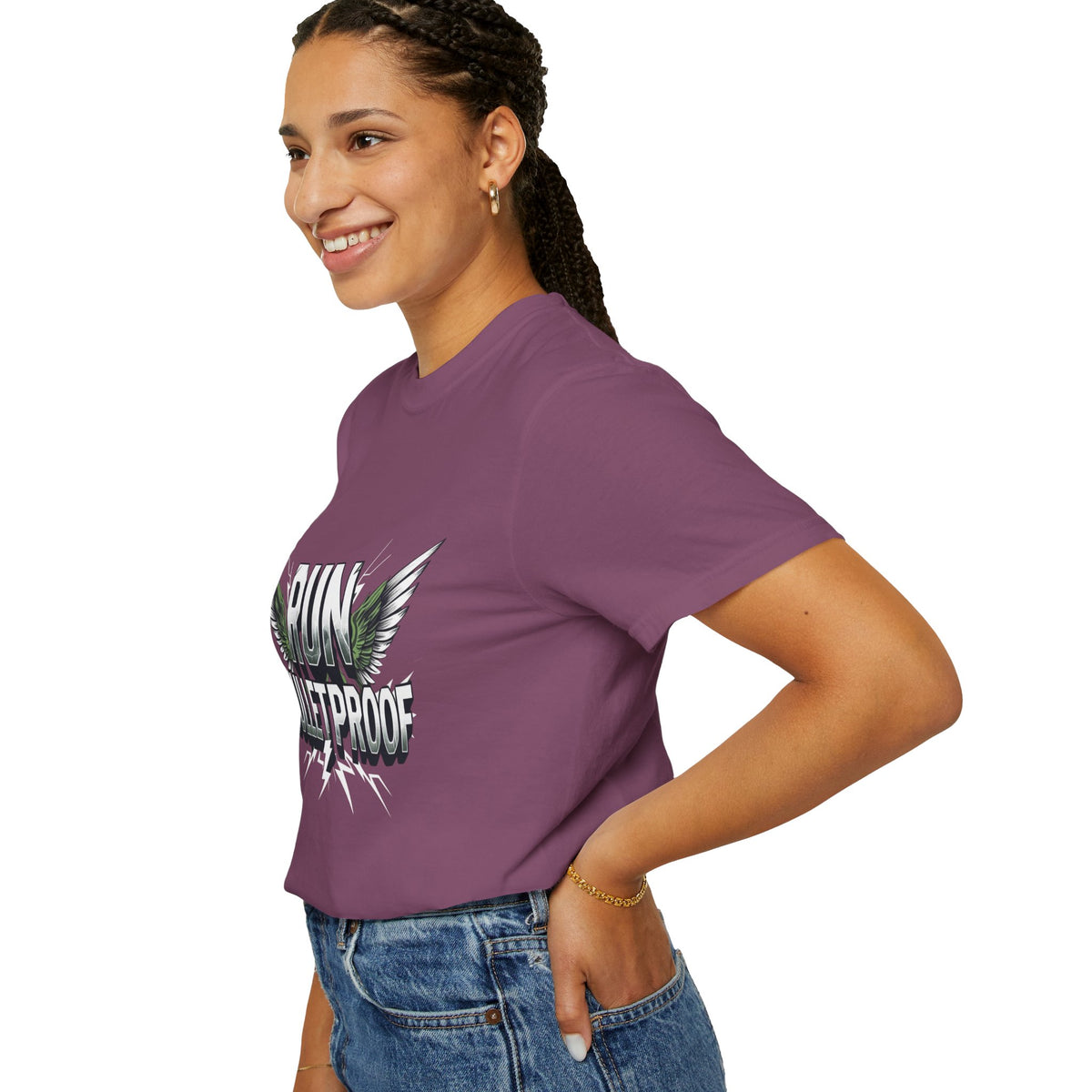 Run Bulletproof T-Shirt — BTS Graphic Fitness Tee