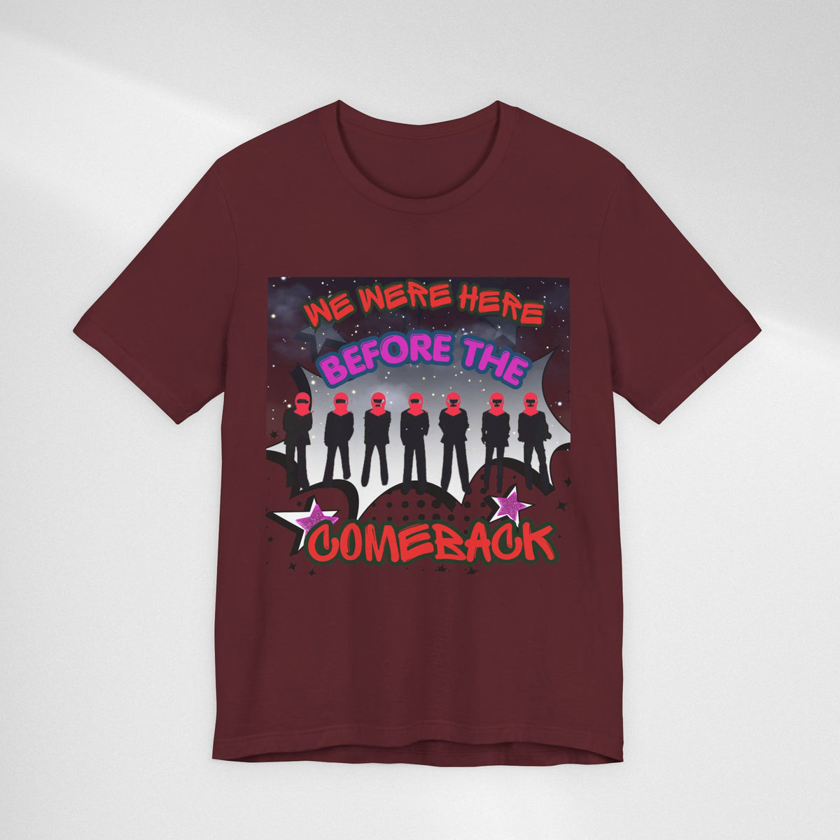BTS The Comeback T-Shirt – Retro Silhouette Music Tee
