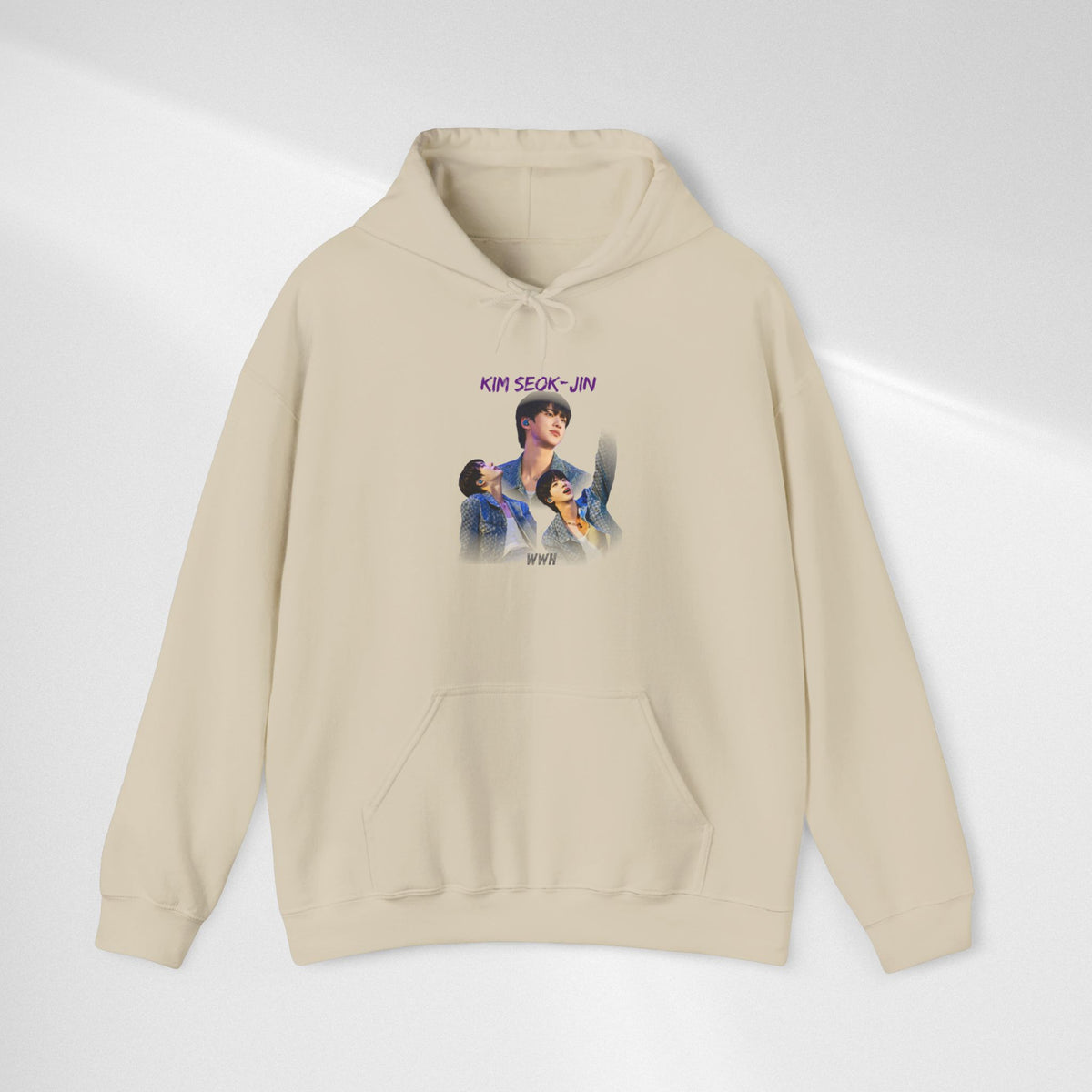 Kim Seok-jin (Jin) Photo Collage Hoodie — K-Pop Idol Fan Sweatshirt