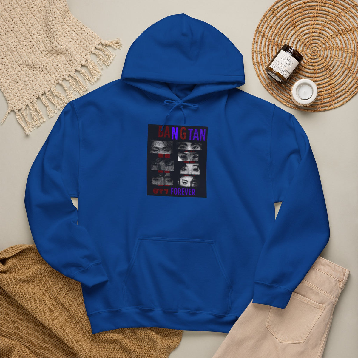 BTS 'Bangtan' Photo Collage Hoodie –BTS  K-Pop Fan Sweatshirt