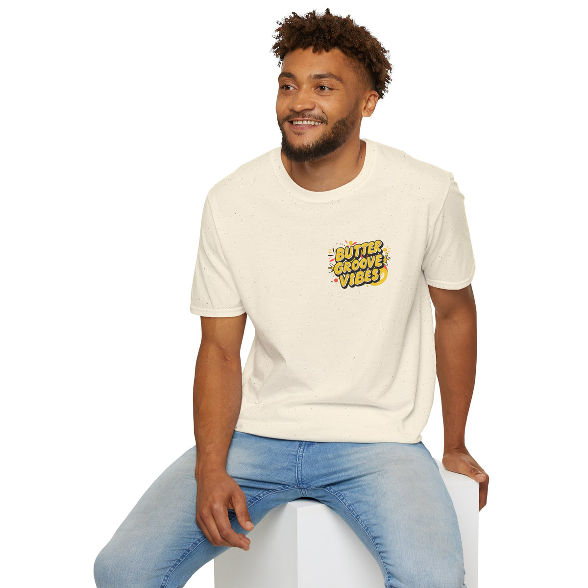 T-Shirt — "Butter Groove Vibes" Retro Graphic Tee