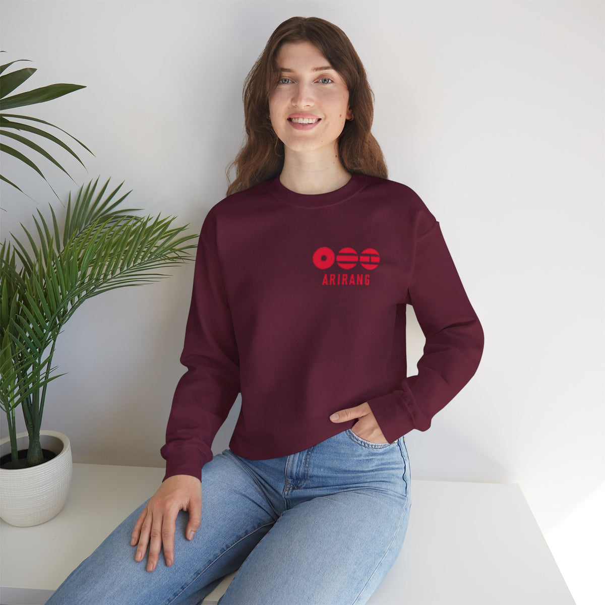 Arirang Minimalist Crewneck Sweatshirt — BTS Music