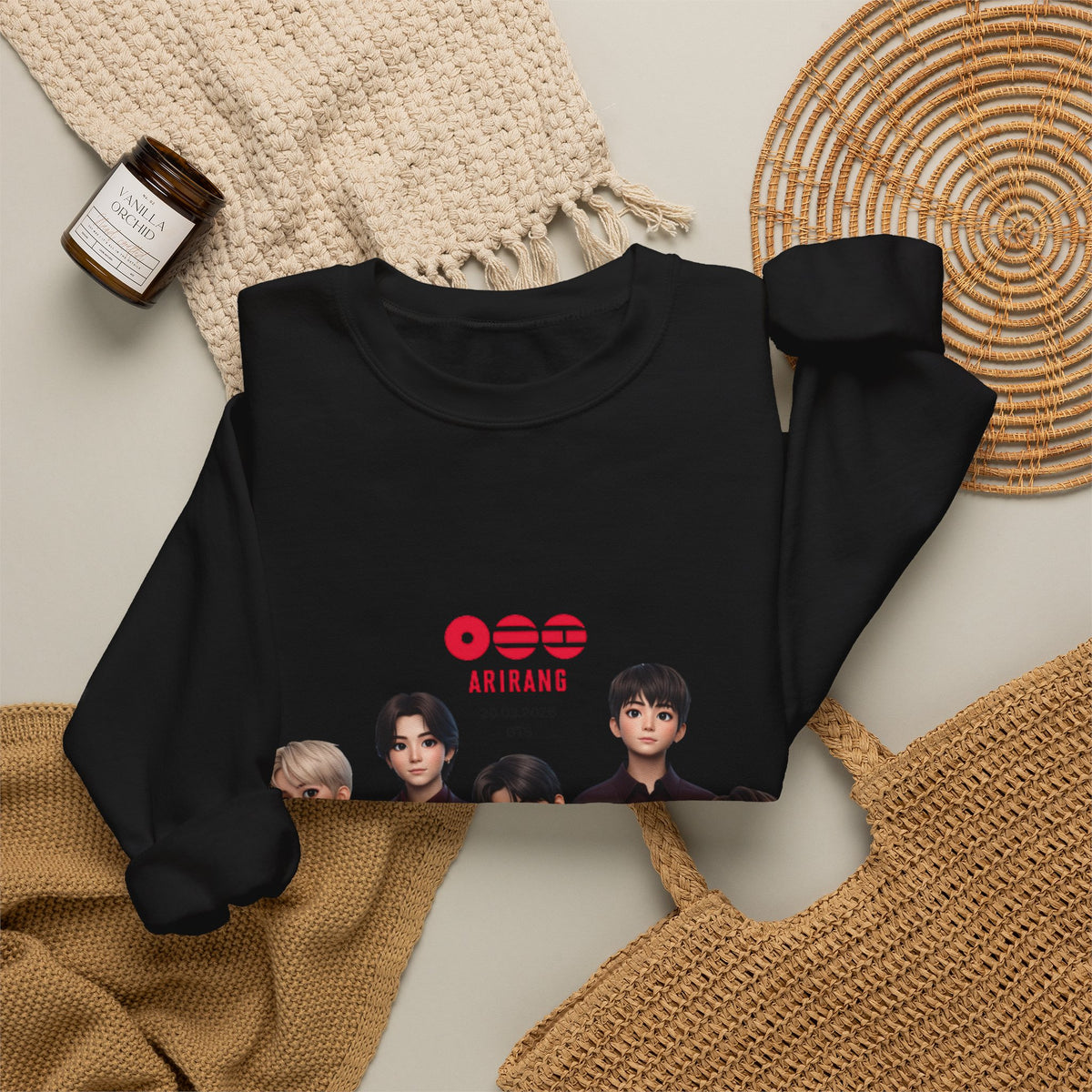 BTS GROUP Photo Crewneck Sweatshirt