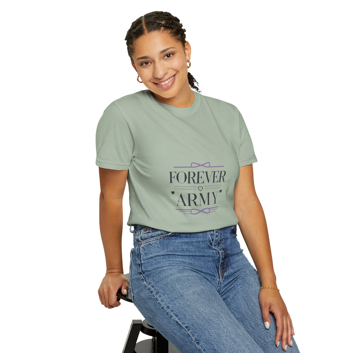 T-Shirt — "Forever Army" Graphic Tee (Military Pride Tribute)