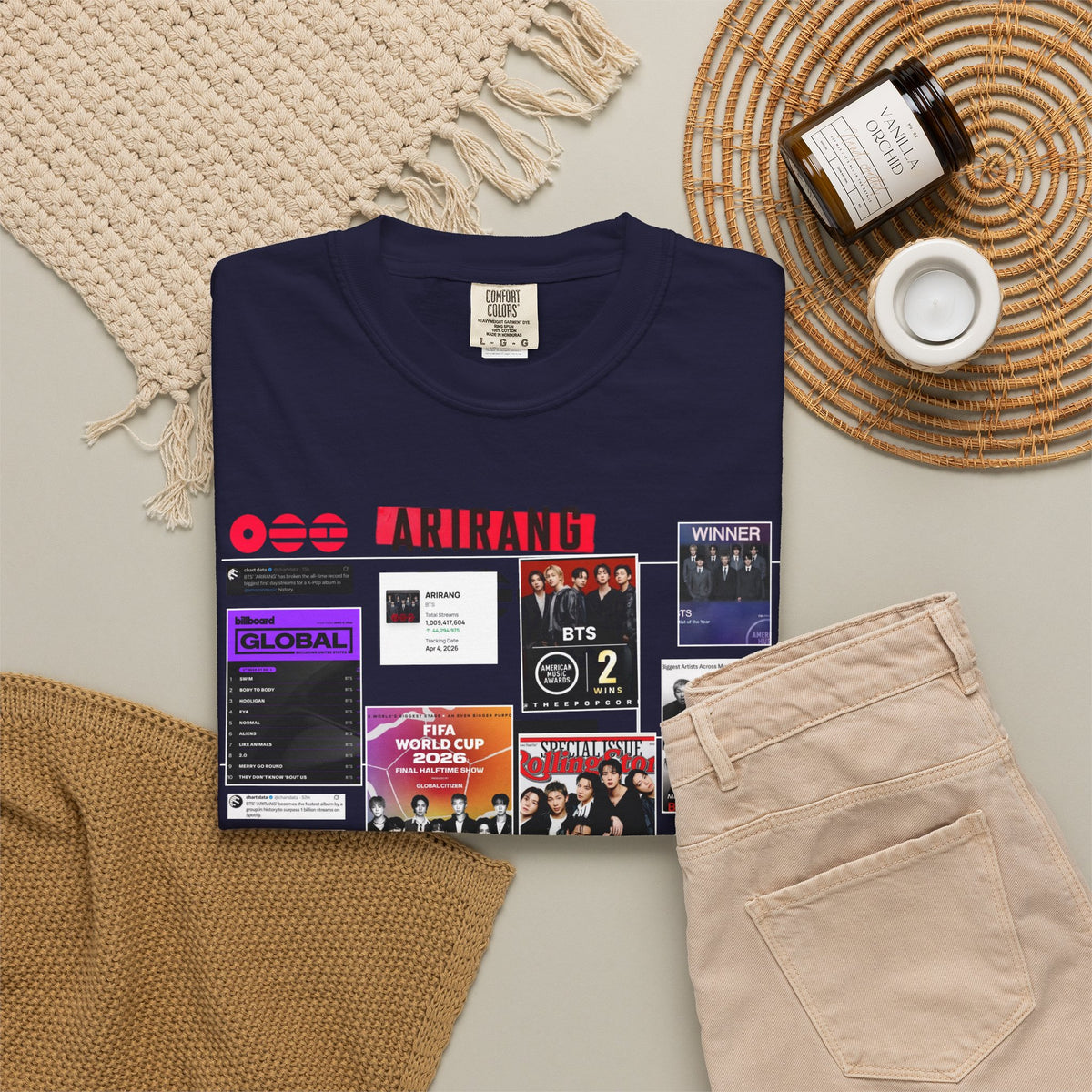 BTS Wins Collage T-Shirt — BTS Moments Graphic Tee