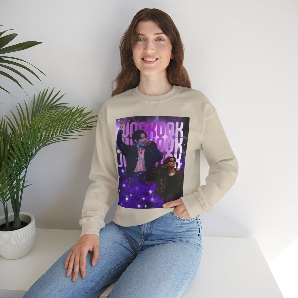Jungkook 97 Crewneck Sweatshirt — K-Pop Fan Sweatshirt