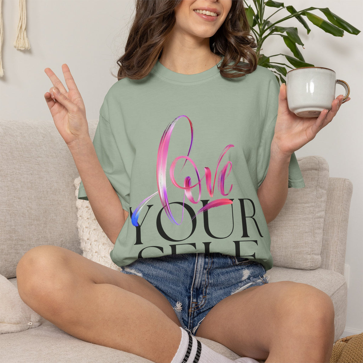 Love Yourself Tee – Inspirational Self-Love Graphic T-Shirt