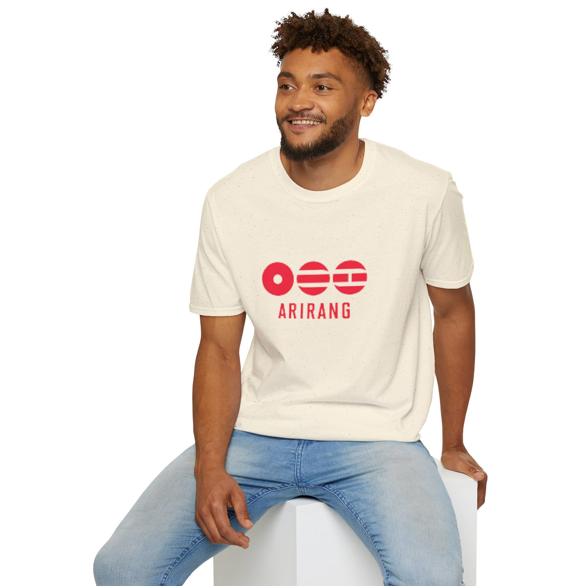 Arirang BTS T-Shirt — Retro Red Logo Tee