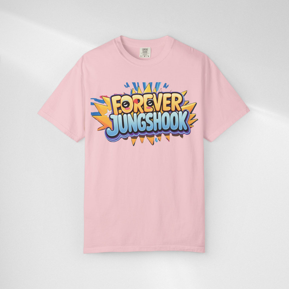 Forever Jungshook T-Shirt — Colorful Fan Graphic Tee