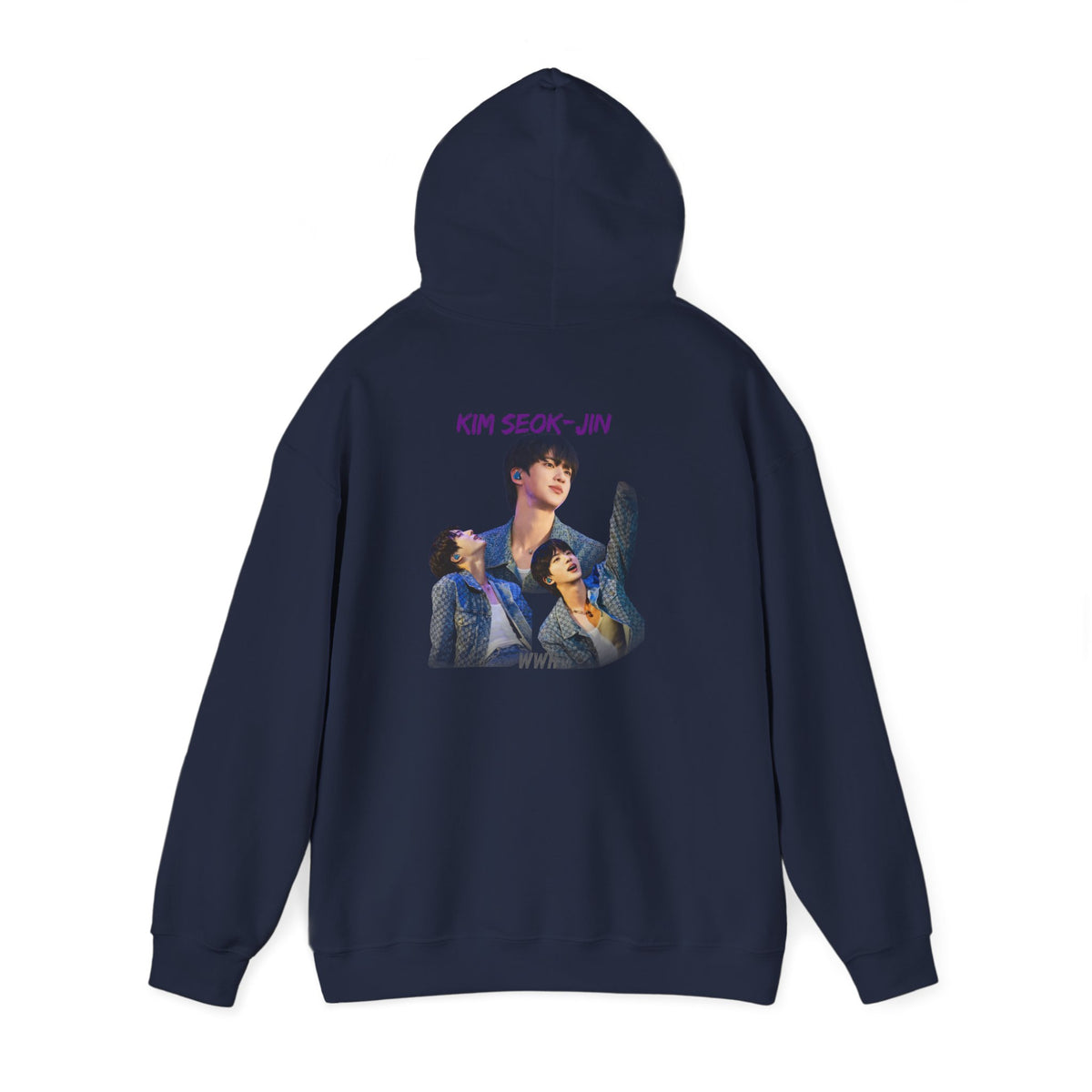 Kim Seok-jin (Jin) Photo Collage Hoodie — K-Pop Idol Fan Sweatshirt
