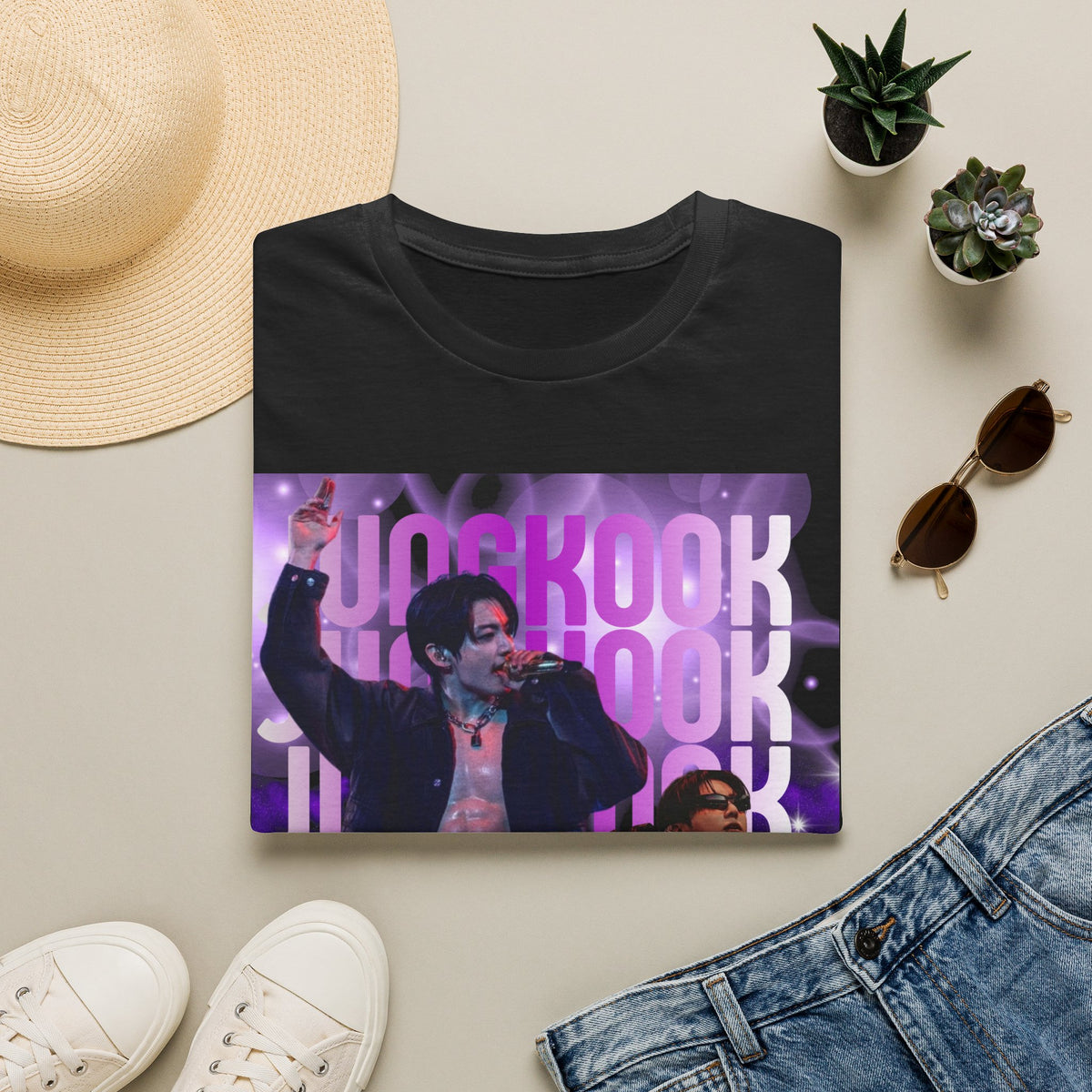 Jungkook 97 Fan Tee — Purple K-Pop BTS T-Shirt