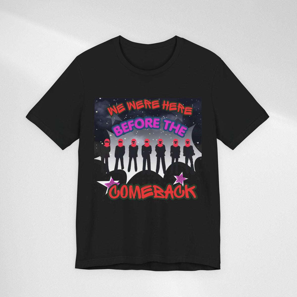 BTS The Comeback T-Shirt – Retro Silhouette Music Tee