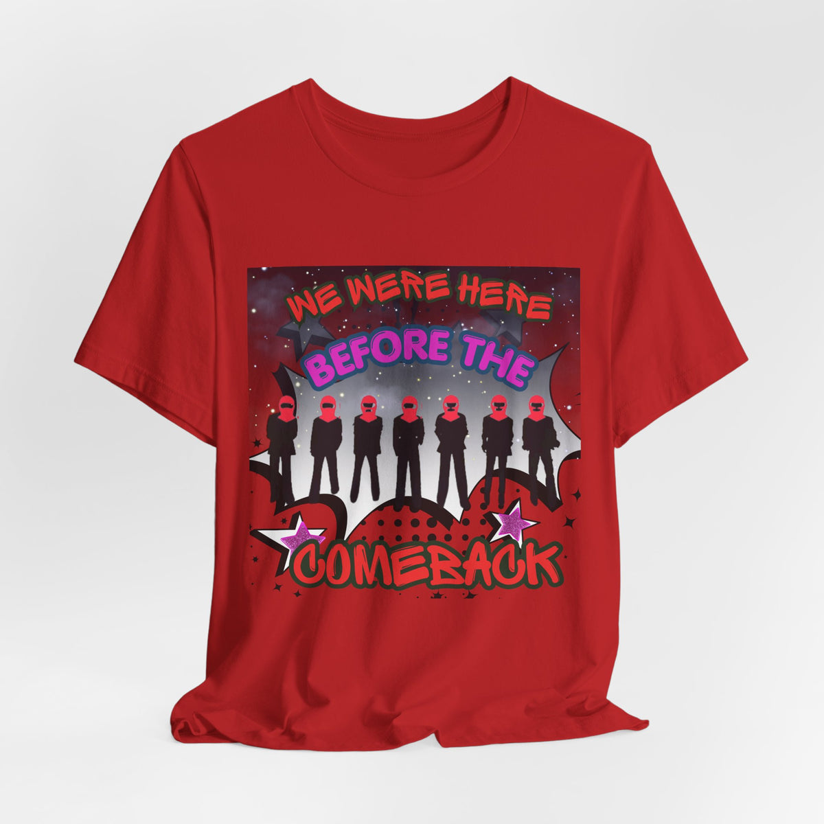 BTS The Comeback T-Shirt – Retro Silhouette Music Tee