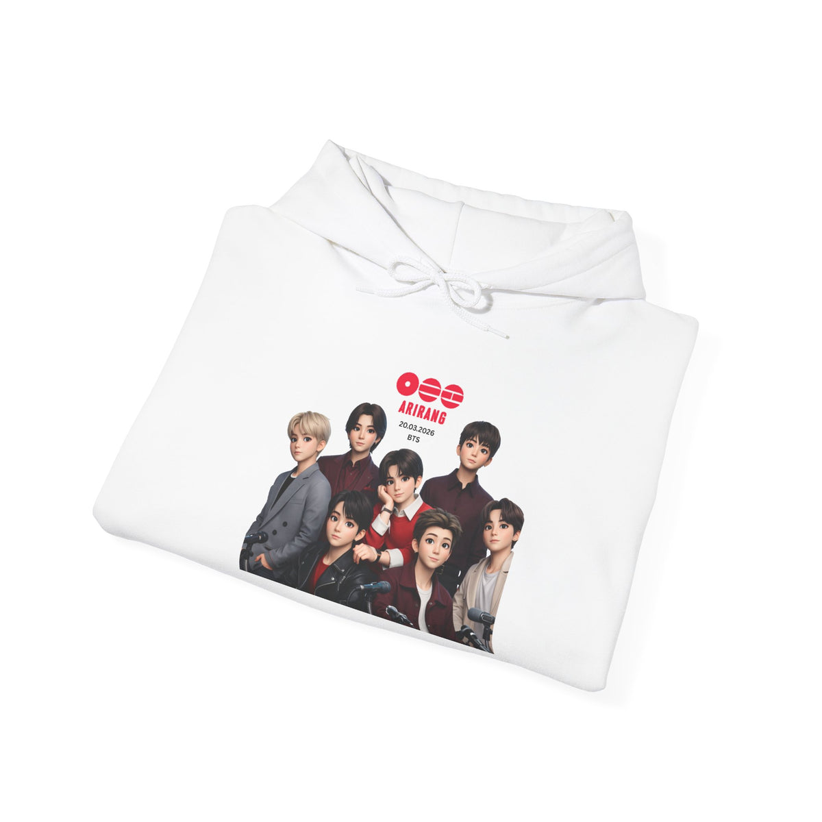 BTS K-Pop Group Photo Hoodie —  Tour Hoodie