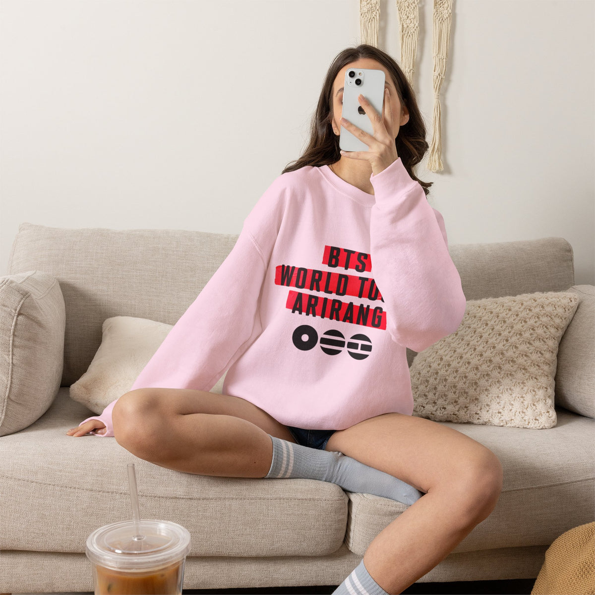 World Tour Arirang Crewneck Sweatshirt — BTS Concert Tour Pullover