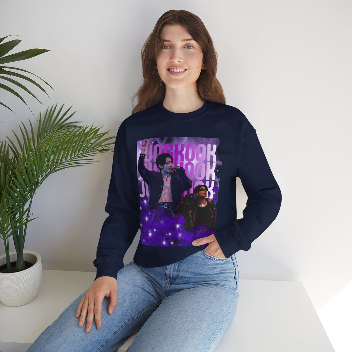 Jungkook 97 Crewneck Sweatshirt — K-Pop Fan Sweatshirt