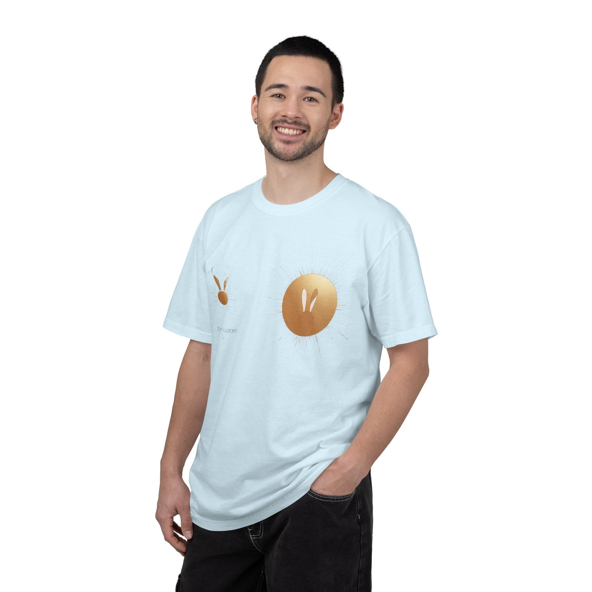 JK Gold Bunny Minimalist T-Shirt