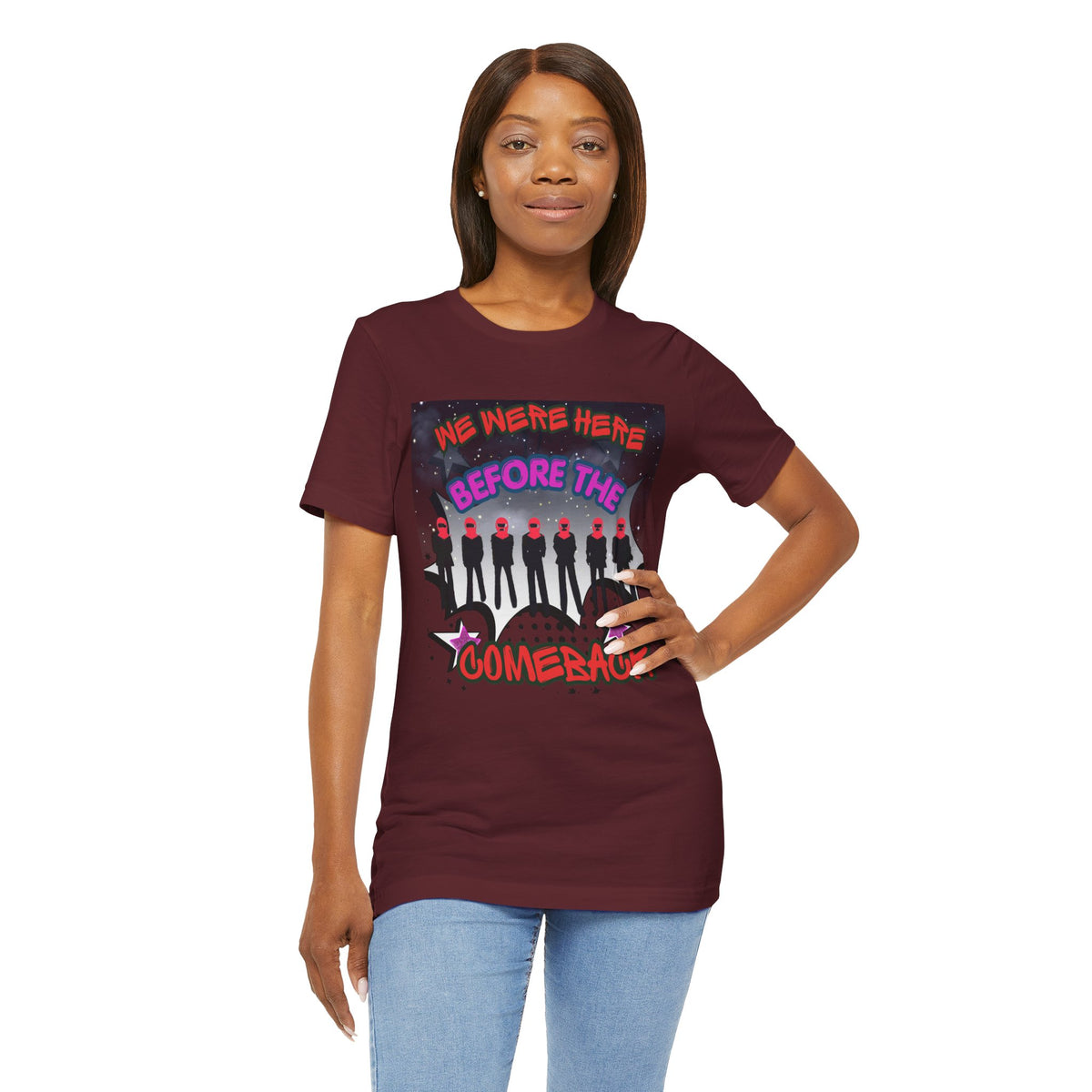 BTS The Comeback T-Shirt – Retro Silhouette Music Tee