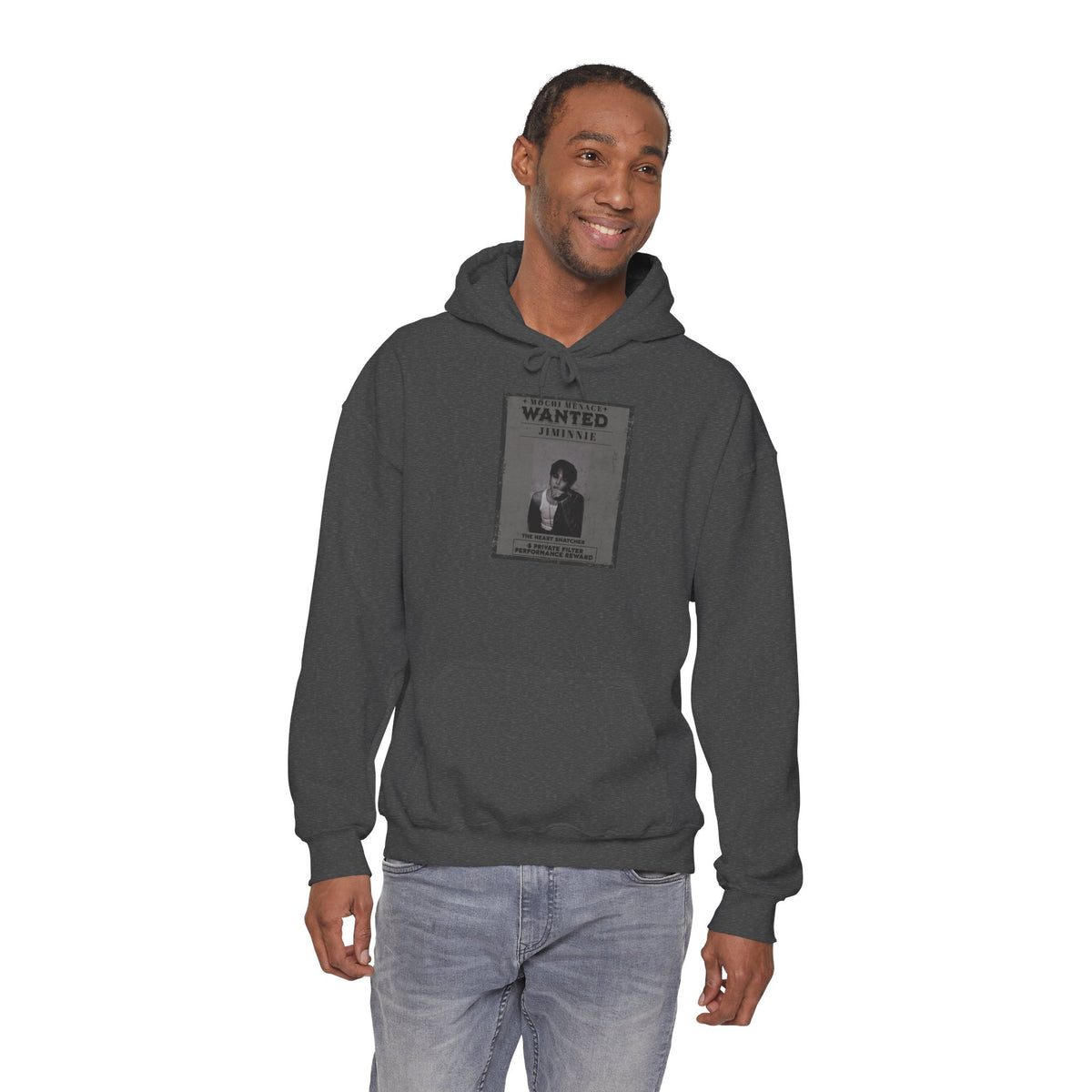 Jimmie Hoodie — "WANTED: Amnesie" Vintage Poster Graphic Hoodie