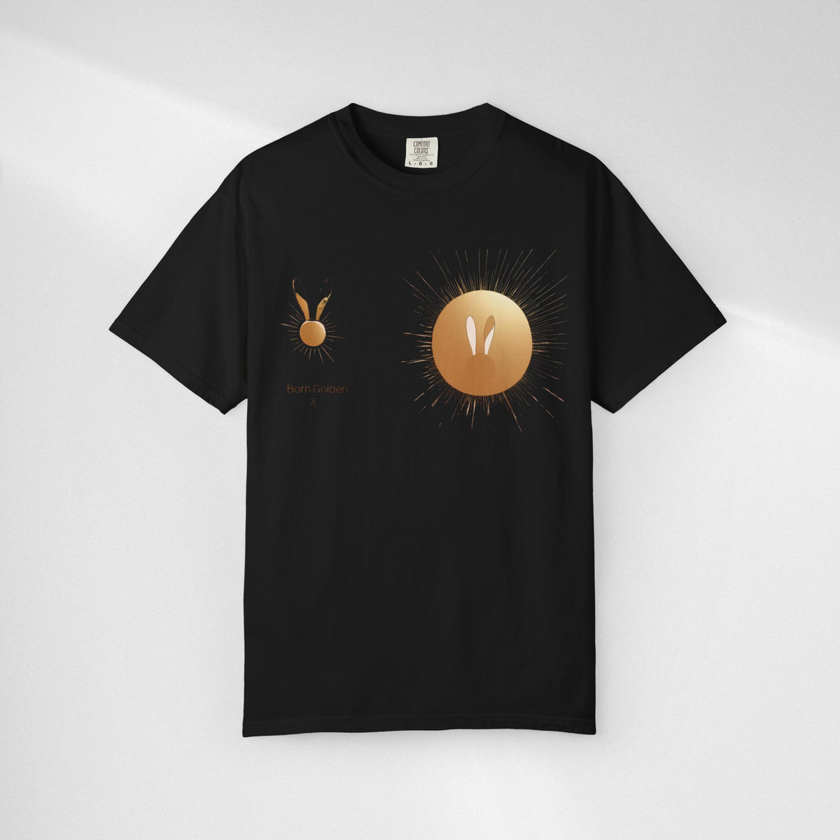 JK Gold Bunny Minimalist T-Shirt