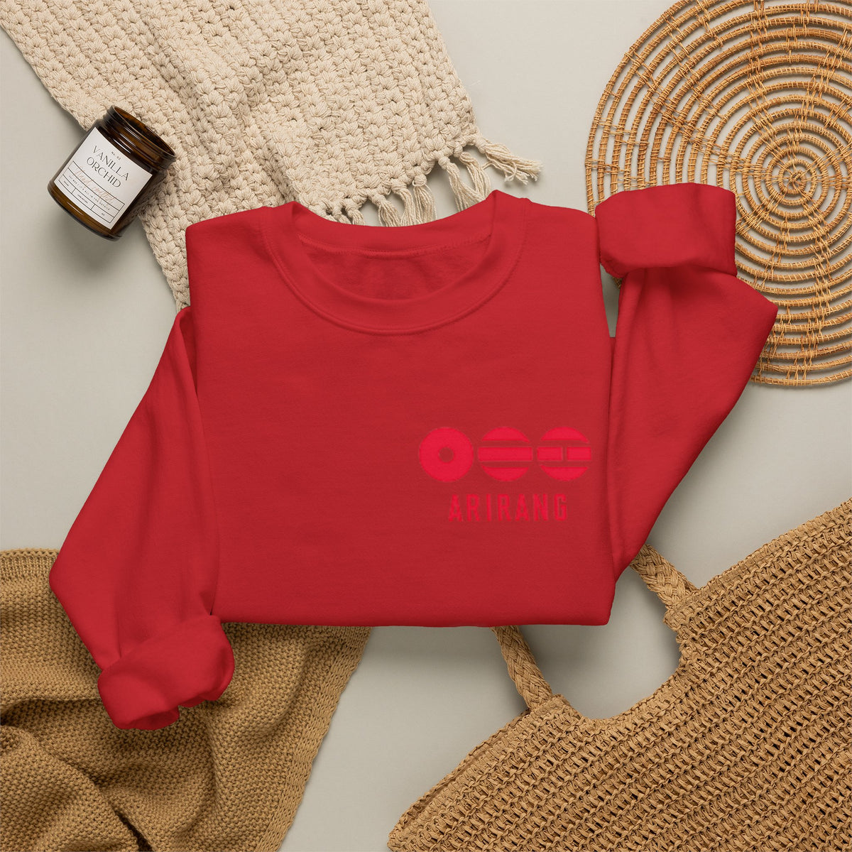 Arirang Minimalist Crewneck Sweatshirt — BTS Music