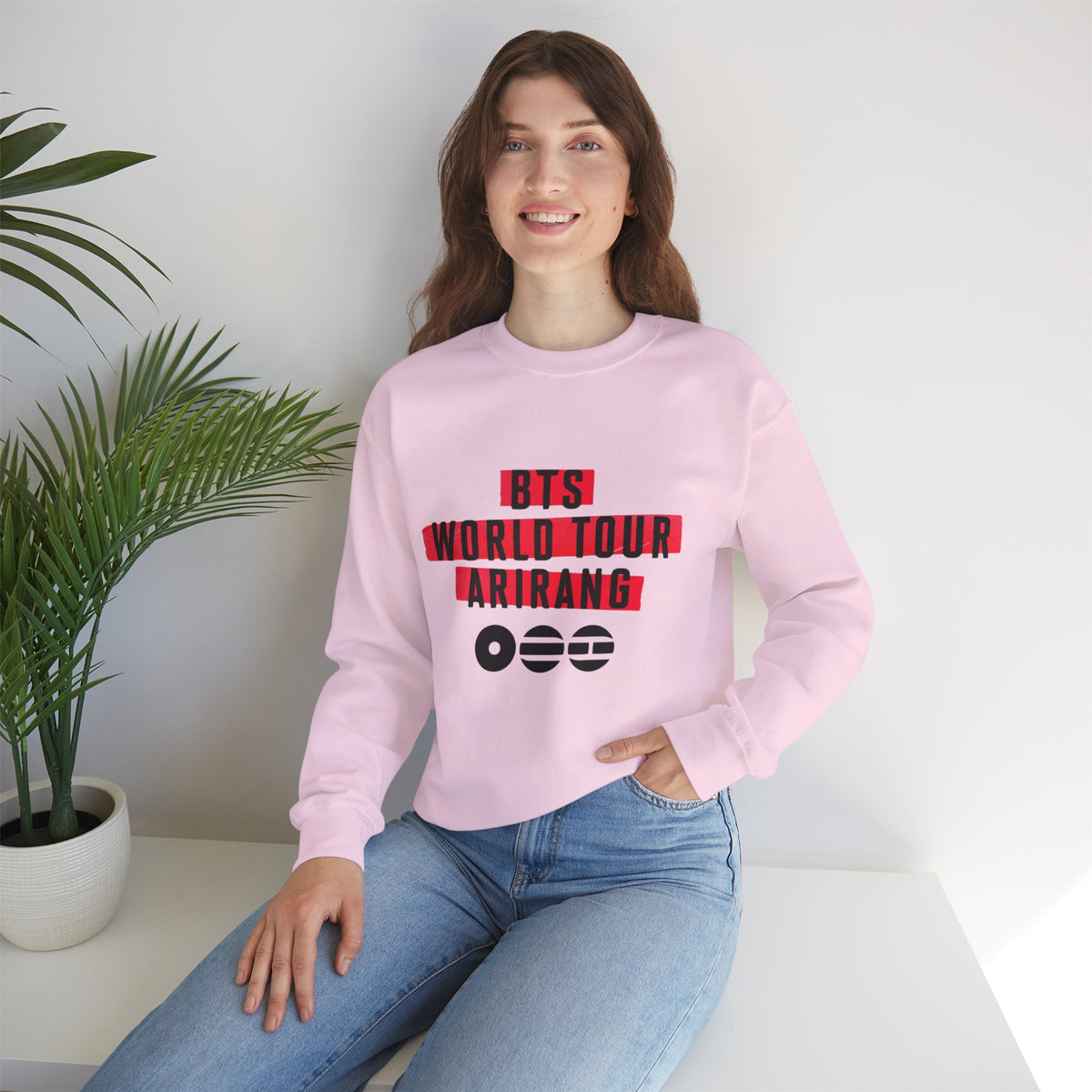 World Tour Arirang Crewneck Sweatshirt — BTS Concert Tour Pullover