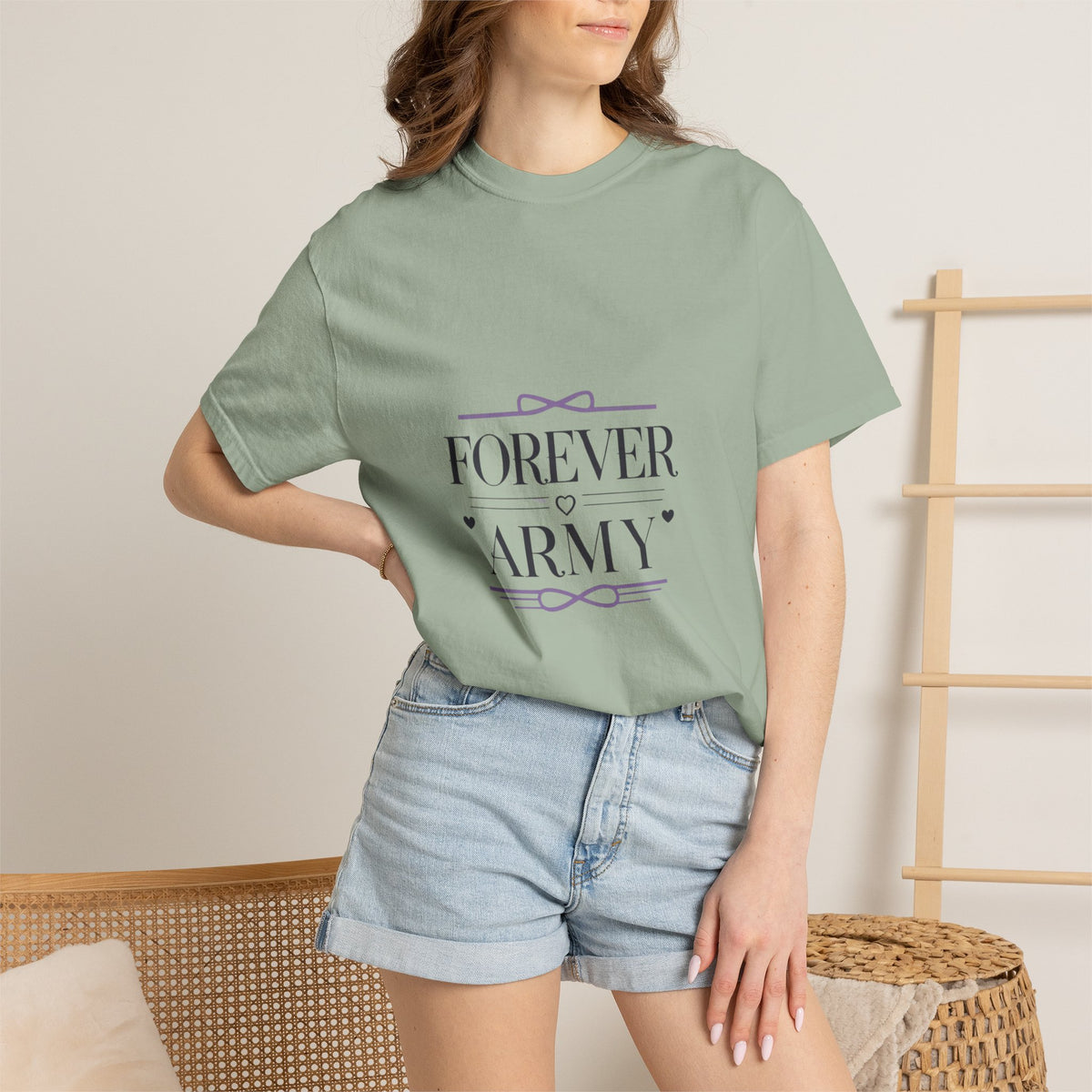 T-Shirt — "Forever Army" Graphic Tee (Military Pride Tribute)