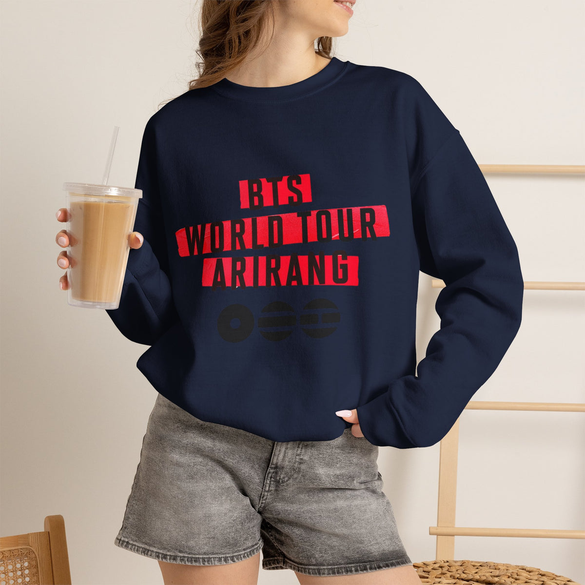 World Tour Arirang Crewneck Sweatshirt — BTS Concert Tour Pullover