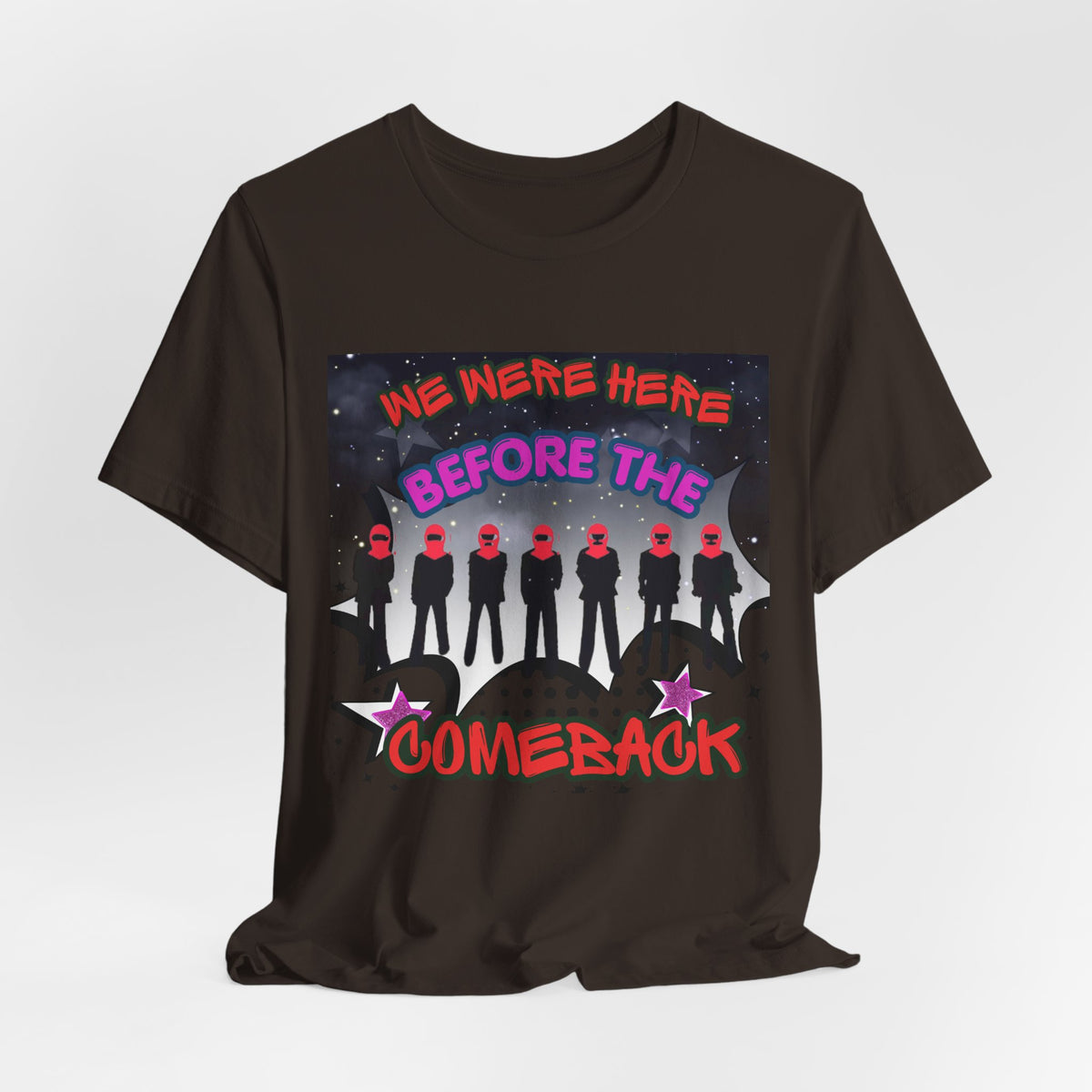 BTS The Comeback T-Shirt – Retro Silhouette Music Tee