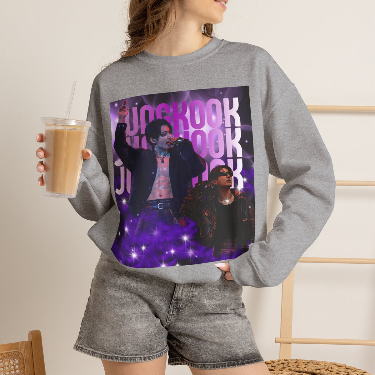 Jungkook 97 Crewneck Sweatshirt — K-Pop Fan Sweatshirt