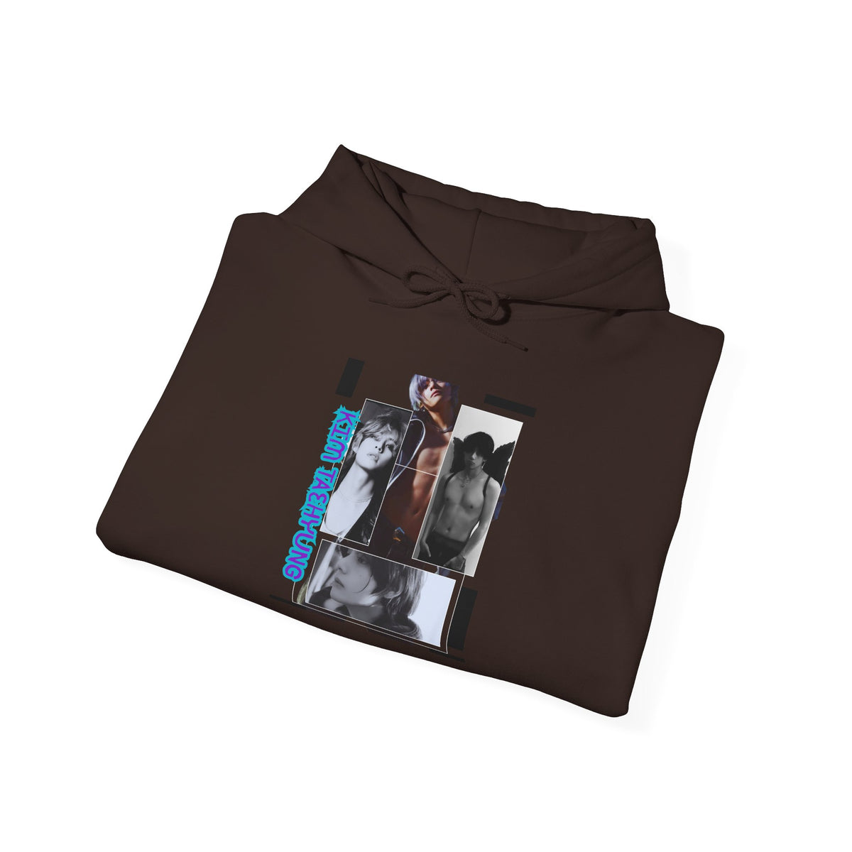 Graphic Hoodie — Photo Collage Streetwear "KIM TAEHYUNG"