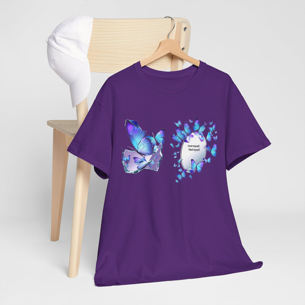 Butterfly Graphic Tee — BTS  Butterflies 'Beautiful' Design