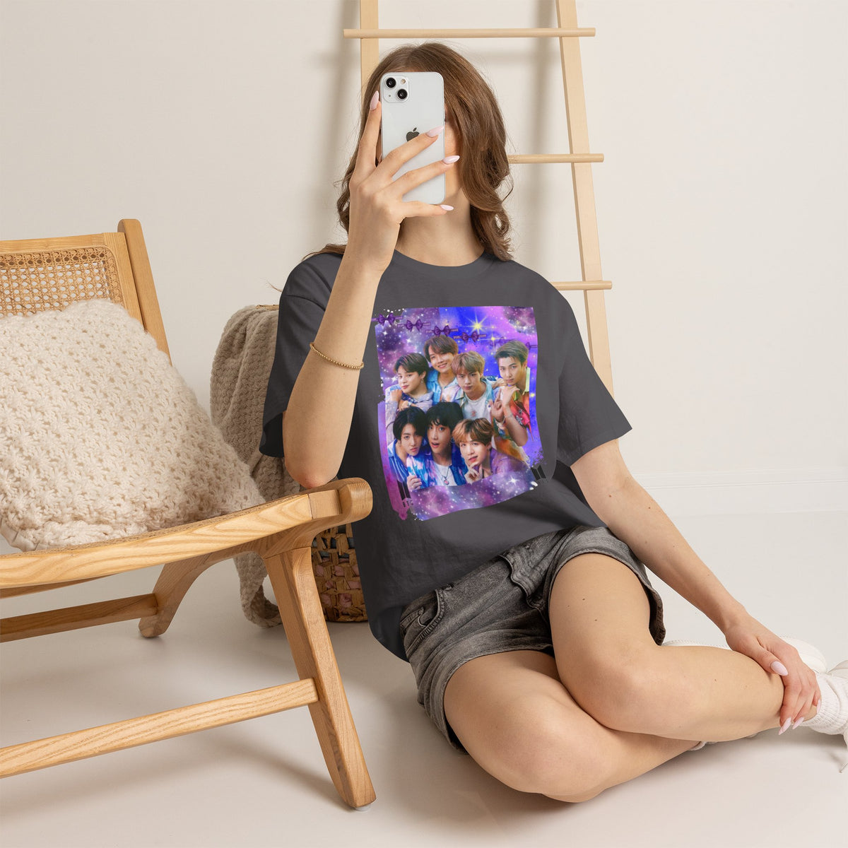 BTS Galaxy Photo Tee