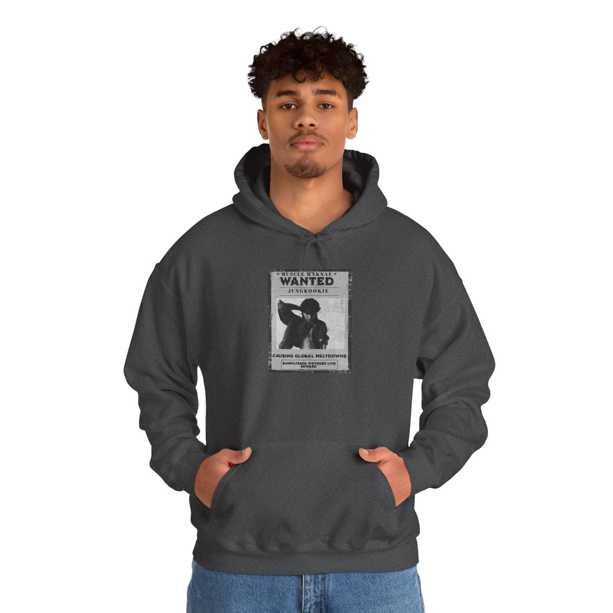 Hoodie - Vintage 'Wanted' Poster Graphic Pullover