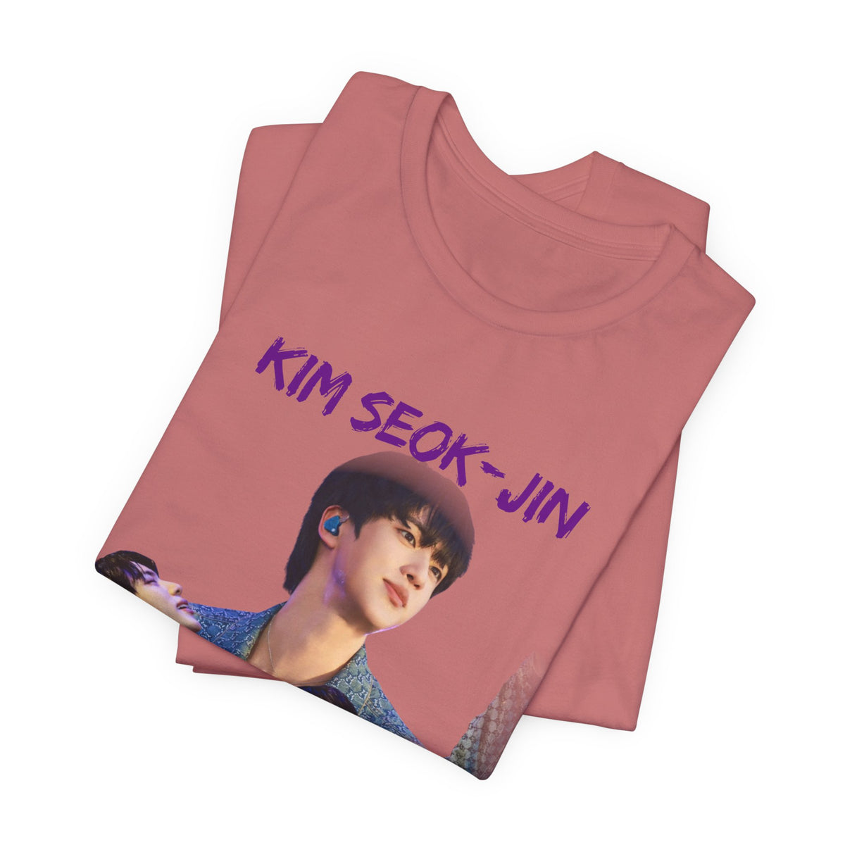 Jin (Kim Seok-jin) Fan Tee — K‑Pop BTS Portrait Graphic T‑Shirt