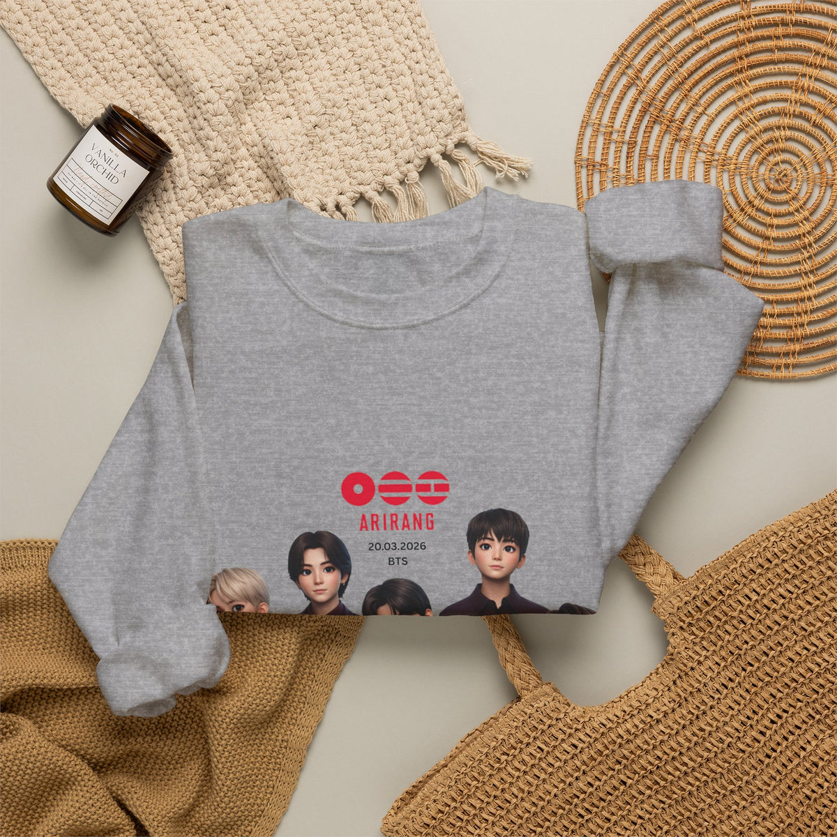 BTS GROUP Photo Crewneck Sweatshirt