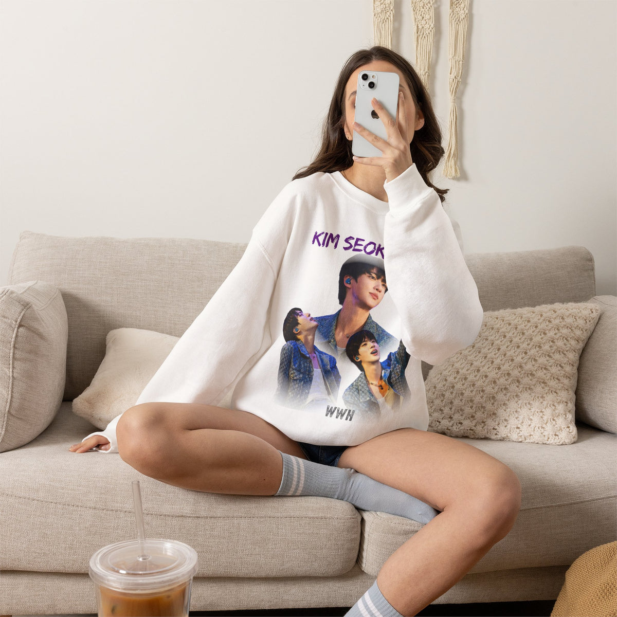 Jin Portrait Crewneck Sweatshirt